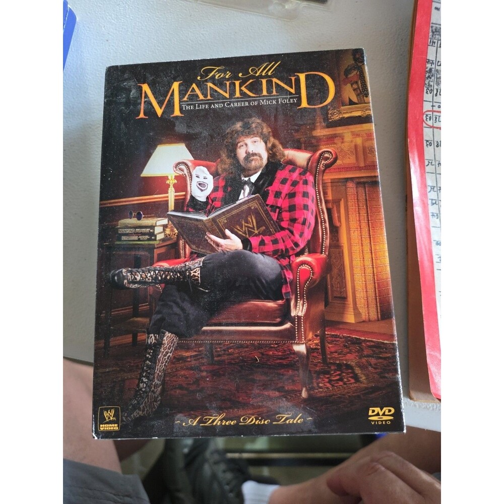 WWE For All Mankind, Life & Career Of Mick Foley DVD, MULTIPLE DVD'S SHIP FREE!